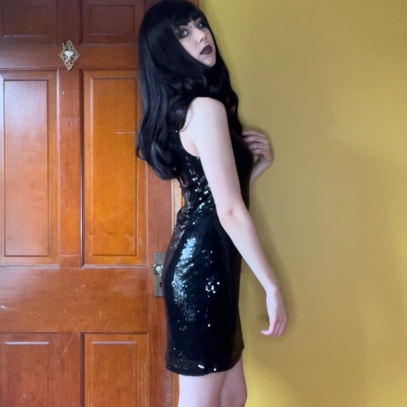 Black Sequin Dress - Picture 8 of 16